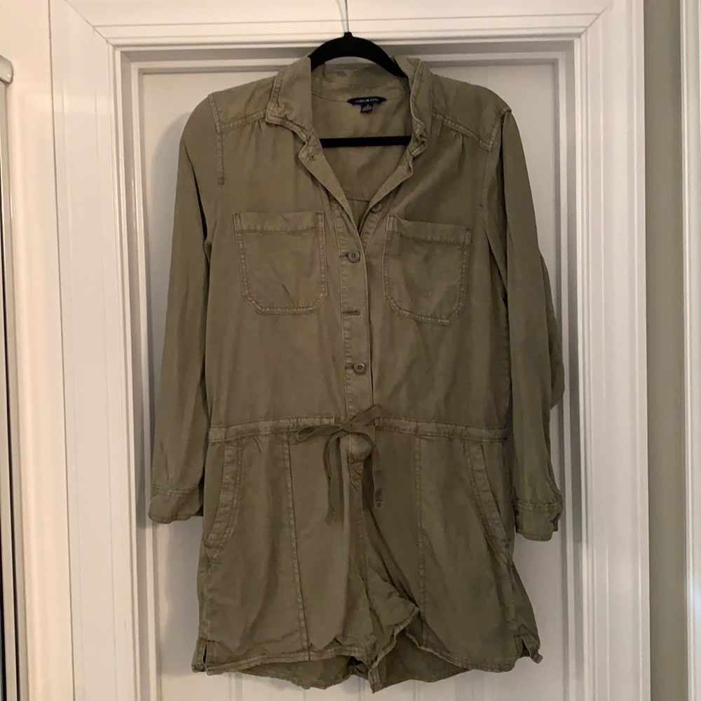 American Eagle Military Inspired Romper
